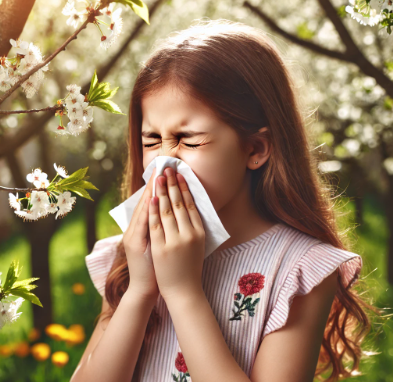 꽃가루 알레르기 증상 재채기