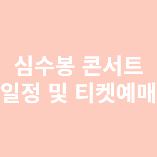 심수봉 콘서트