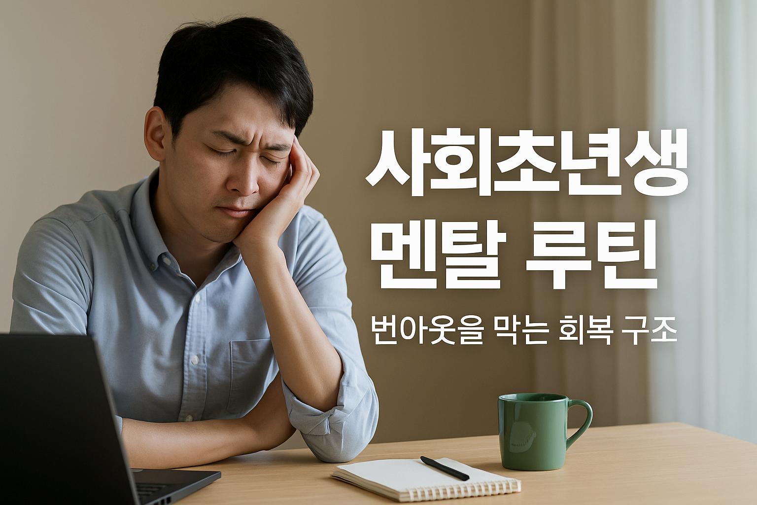 사회초년생 멘탈 루틴 – 번아웃을 막는 회복 구조