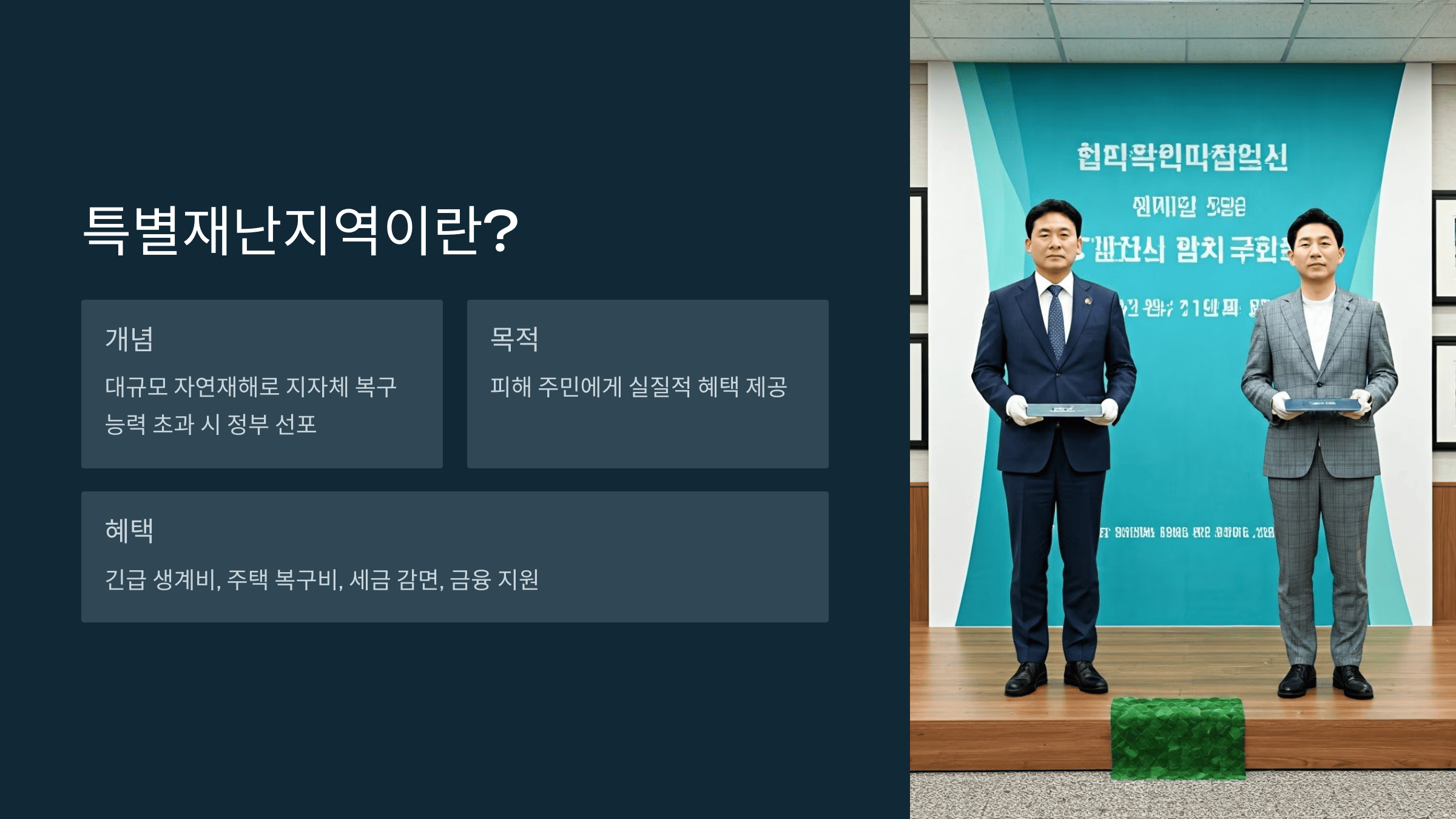 산불 특별재난지역 지정과 지원 총정리