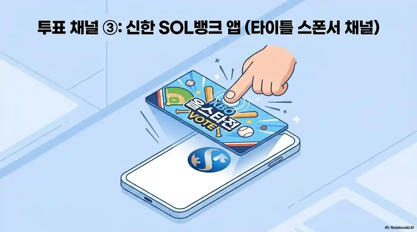 2026 KBO 올스타전 투표 방법 채널 3 신한 SOL뱅크 앱 타이틀 스폰서 투표