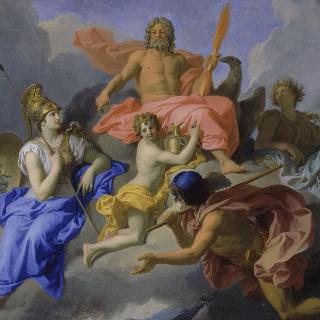 헤르메스에게-이오를-지킬-것을-명령하는-제우스---프랑수아-베르디에