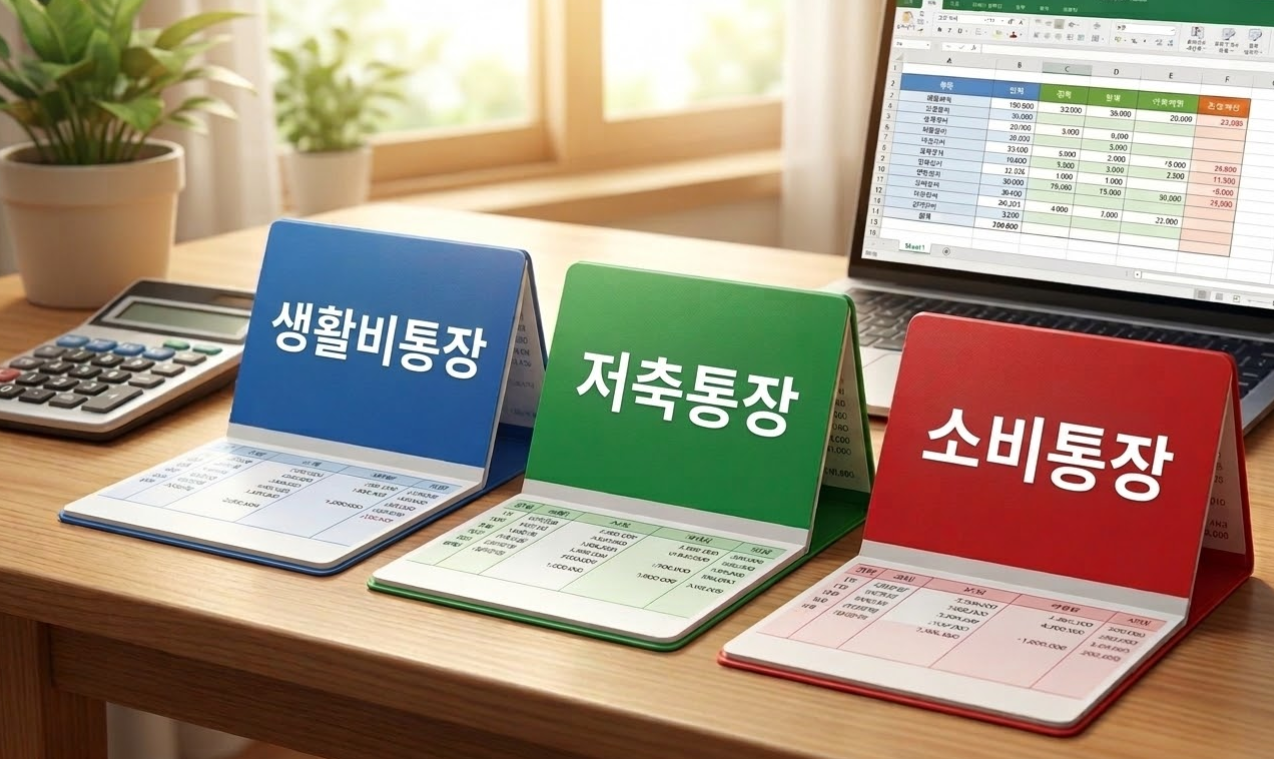 월급 관리가 쉬워지는 통장 나누기 방법