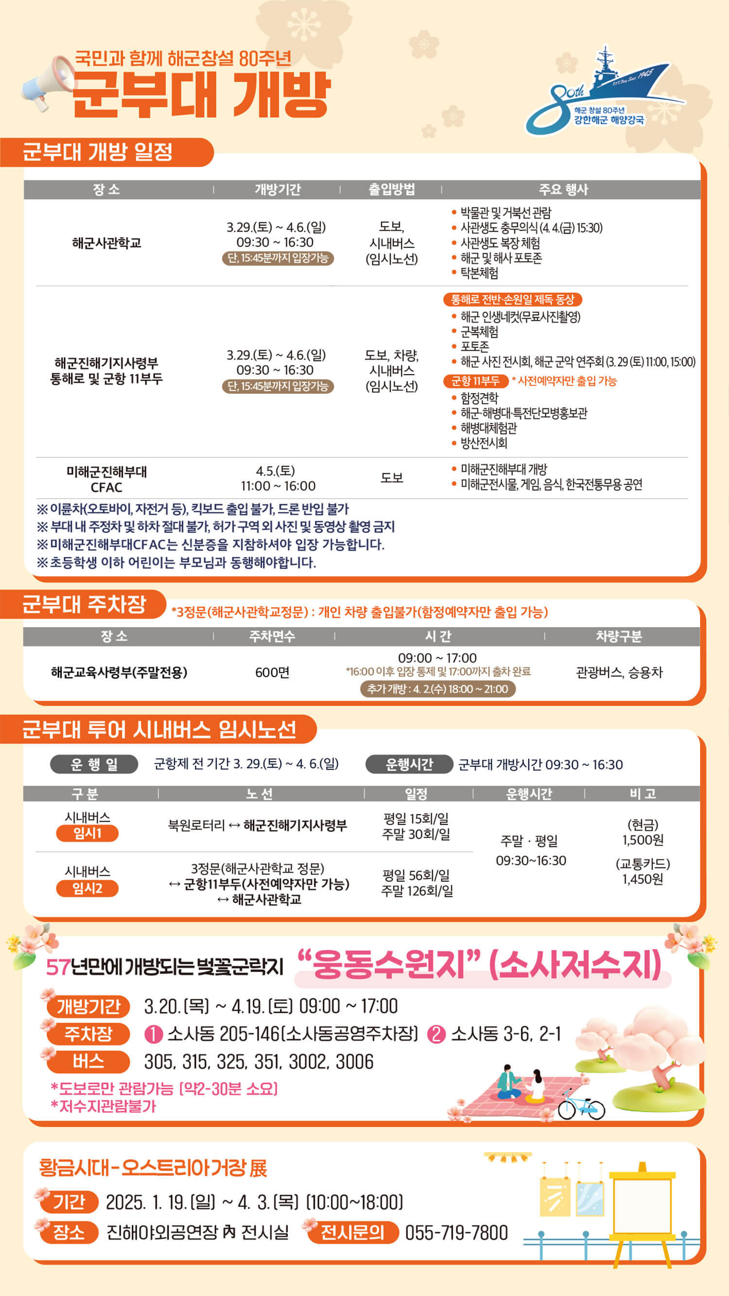 진해군항제 군부대