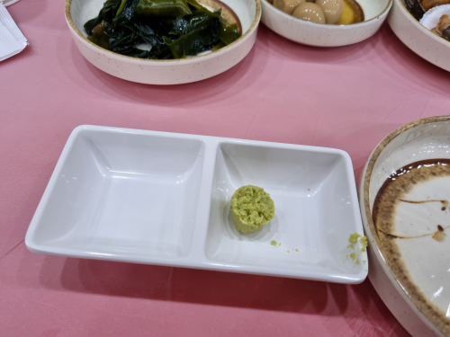 부천 상동 뱃머리횟집 고추냉이