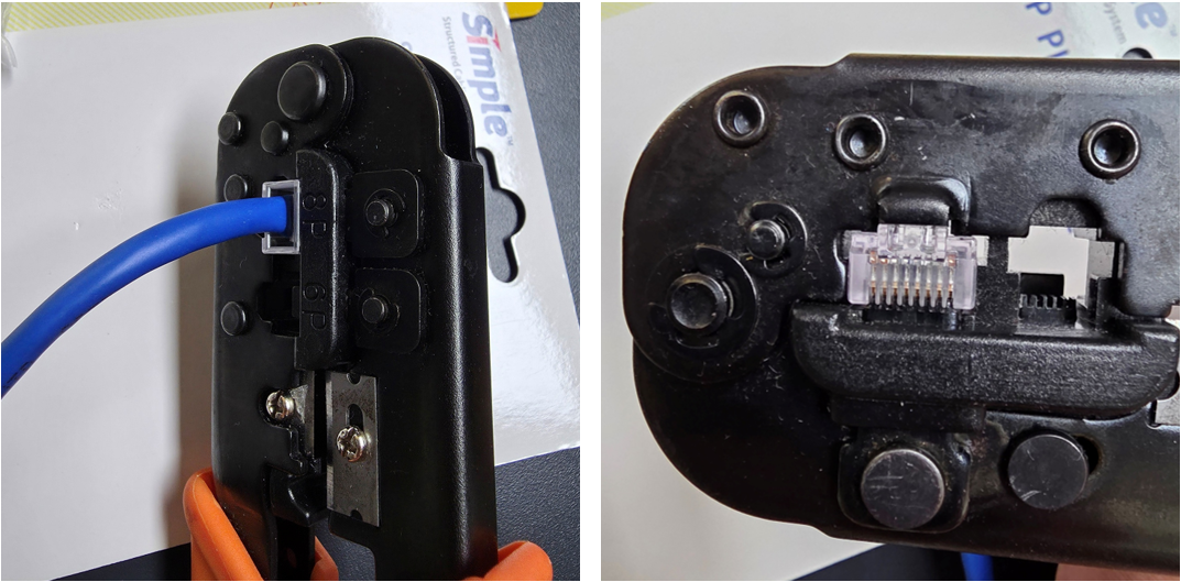 CAT.5e 랜툴로 압착하기