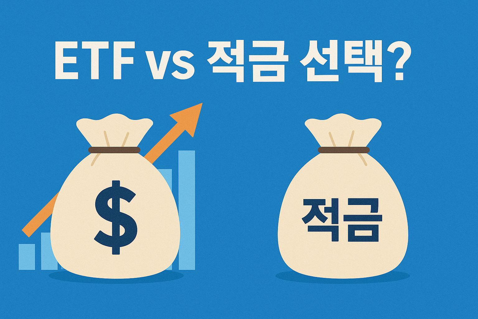 ETF vs 적금, 2025년 당신의 선택은? – 리스크와 수익성 완벽 비교 이미지