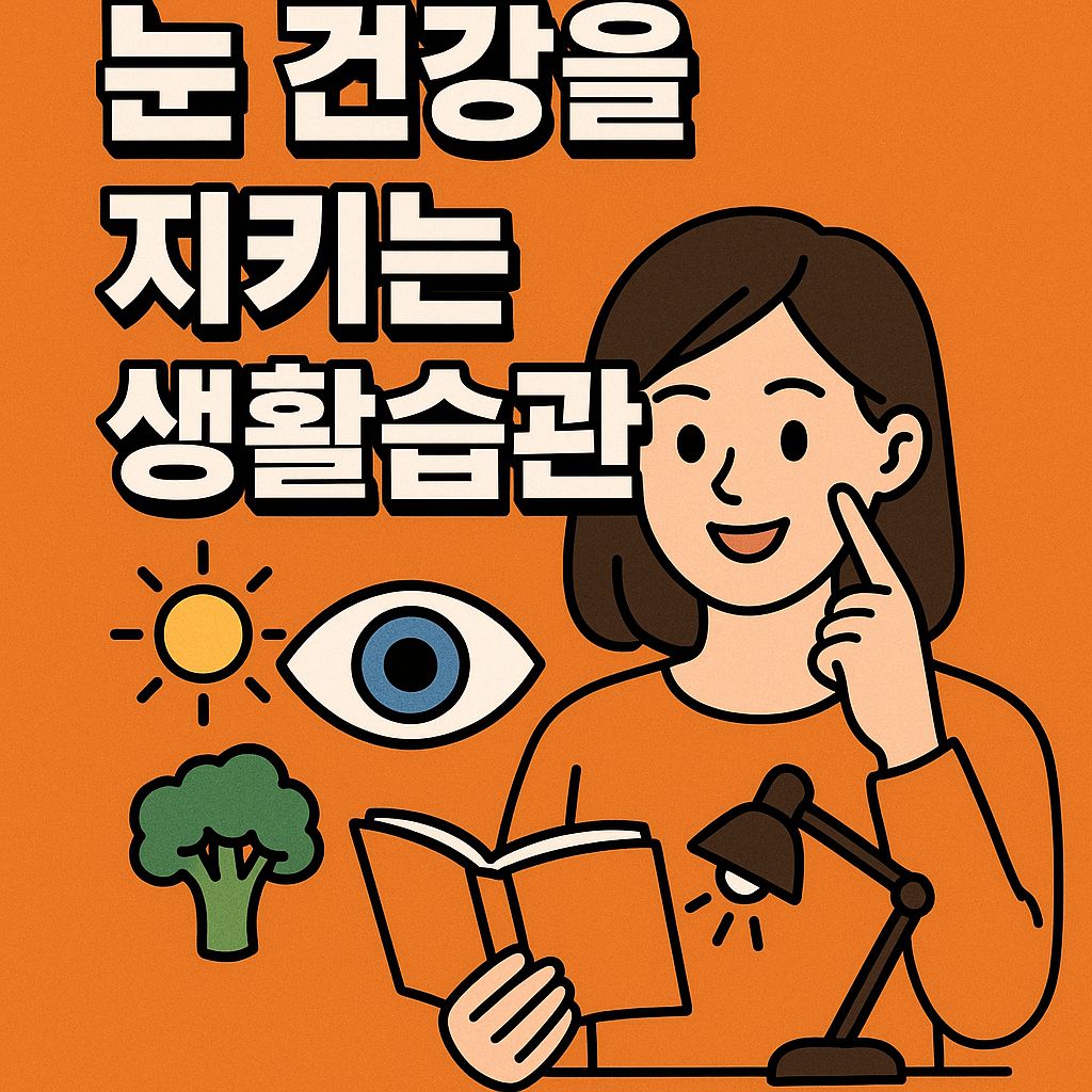 눈 건강 지키는 생활습관