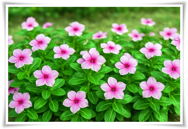 정원 "일일초 키우기" 여름을 환하게 밝히는 정원의 보석!