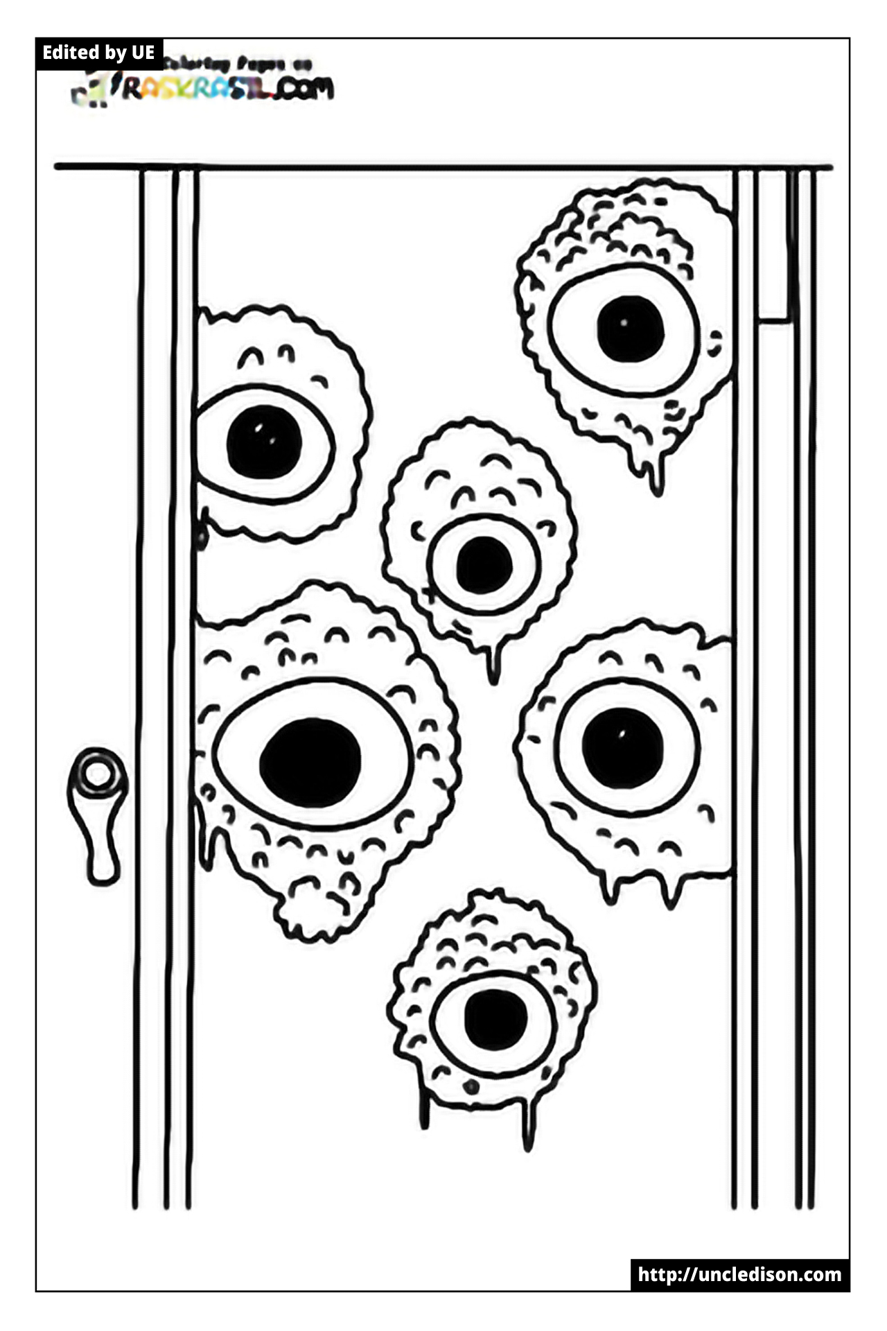 도어즈 색칠공부 도안