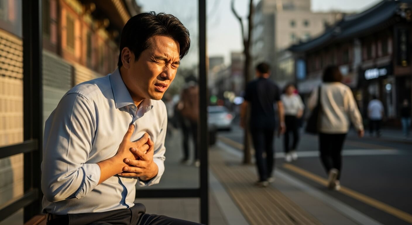 왼쪽 가슴 통증 원인