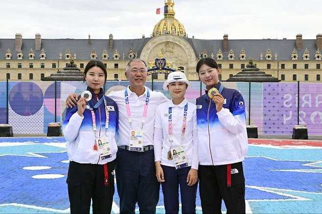 정의선 양궁협회장 프로필 파리올림픽 금메달