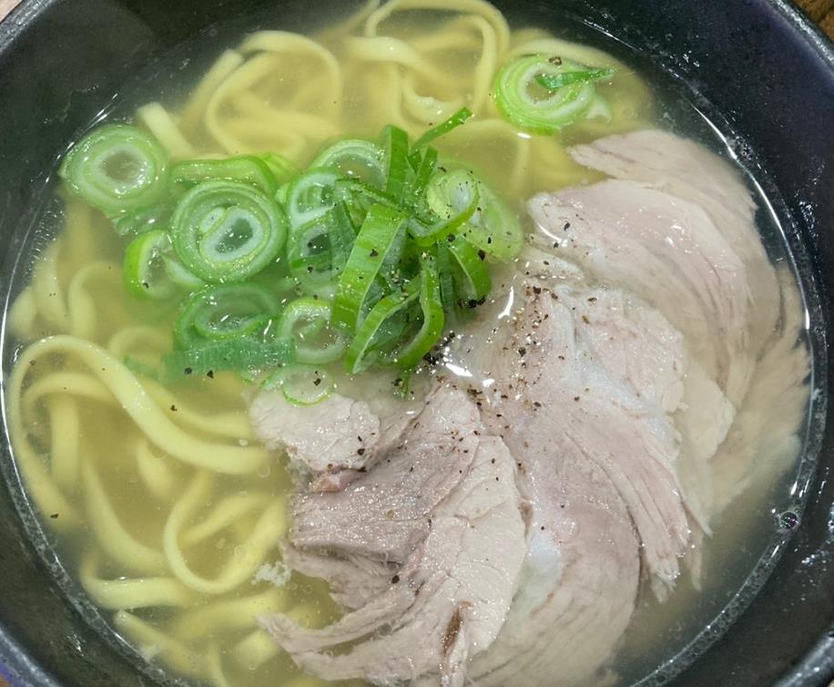 매일아침 대박의 기술 돼지곰탕칼국수 한 그릇