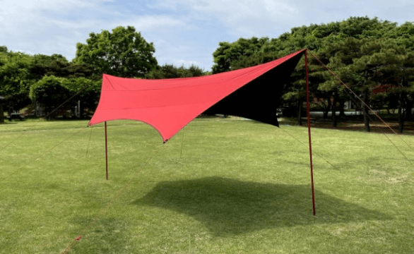 육각형모양-그늘막