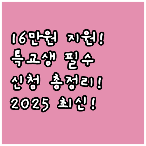 2025년 특수교육대상자 월 16만원..