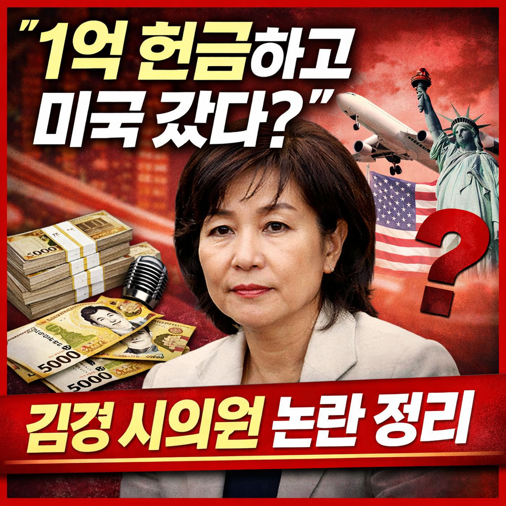 김경 시의원 프로필, 1억 공천 헌금 의혹과 미국 출국 논란 정리