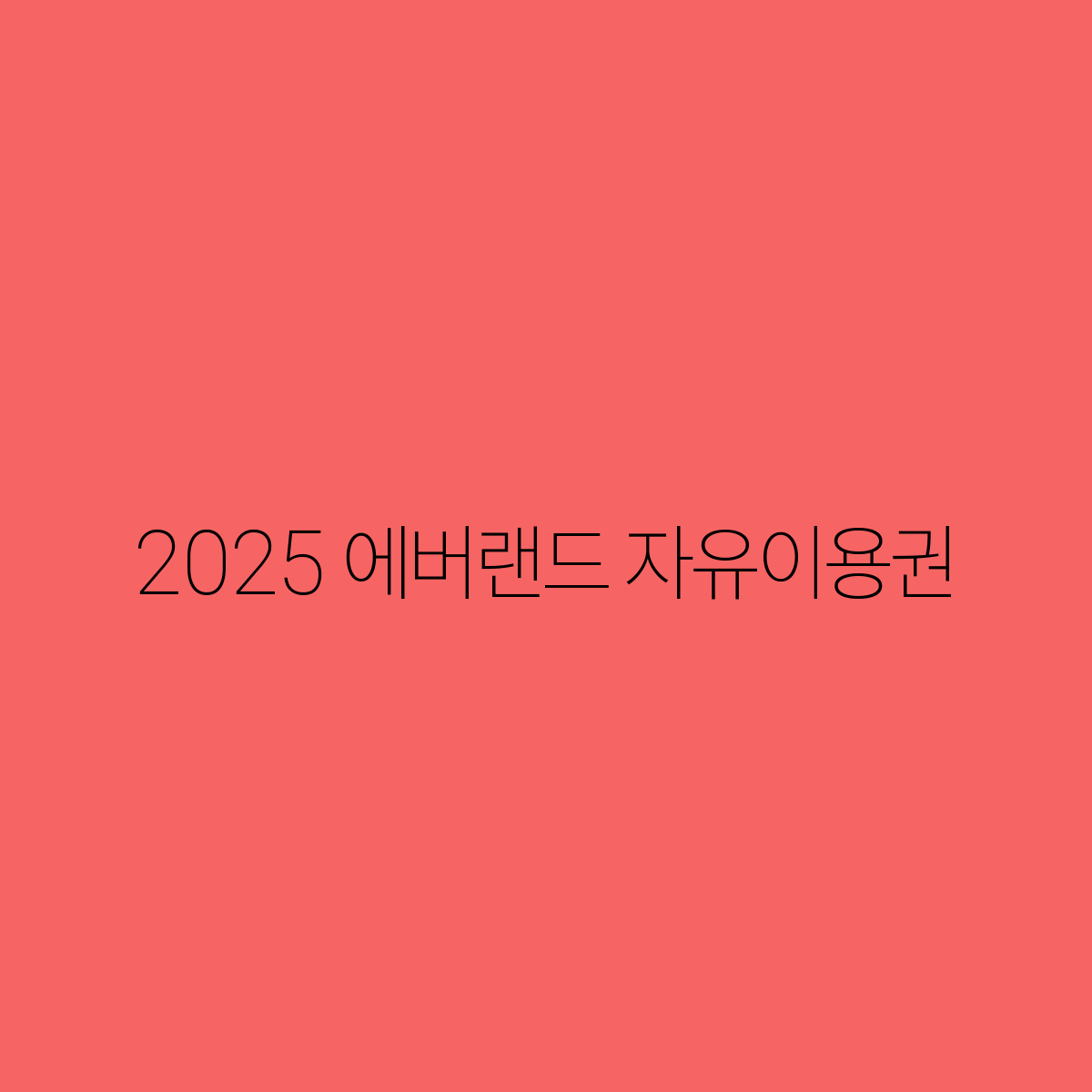 2025 에버랜드 자유이용권 가족과 함께하는 완벽한 놀이공원 경험