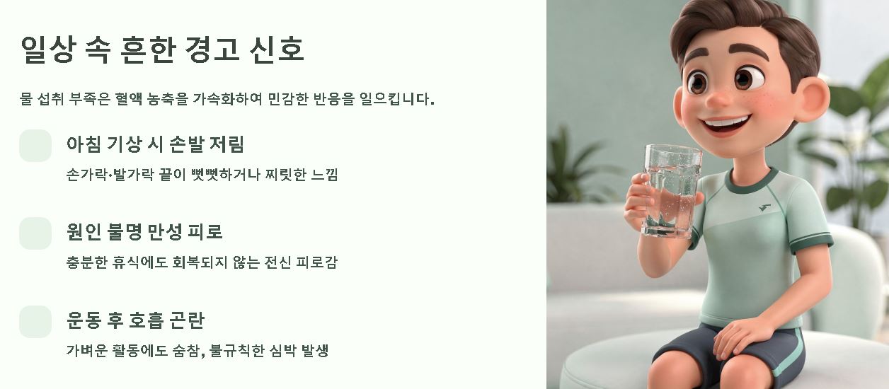 혈소판 수치가 높으면 나타나는 증상