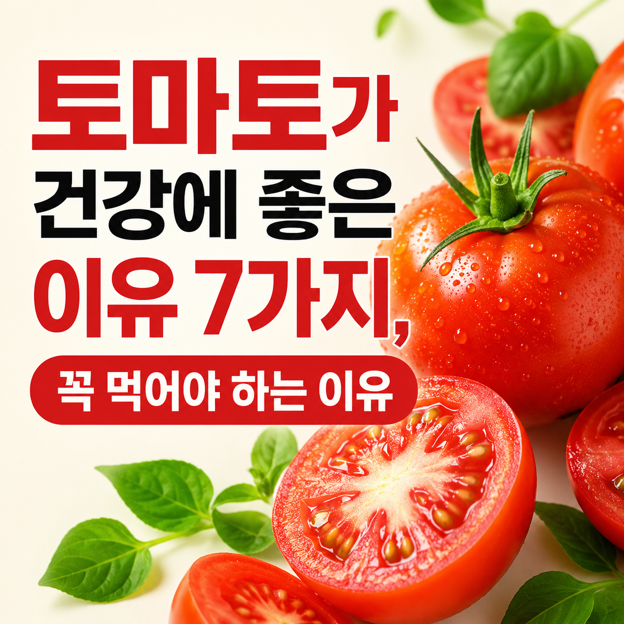 토마토가 건강에 좋은 이유