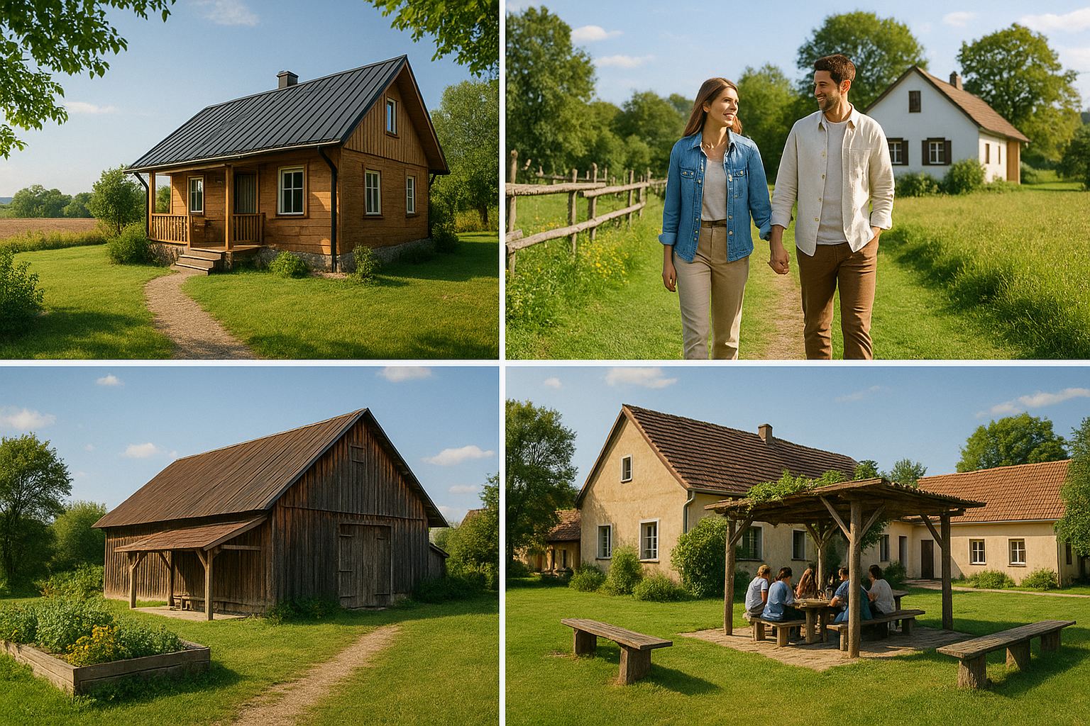 농촌 체류형 쉼터 다양한 모습