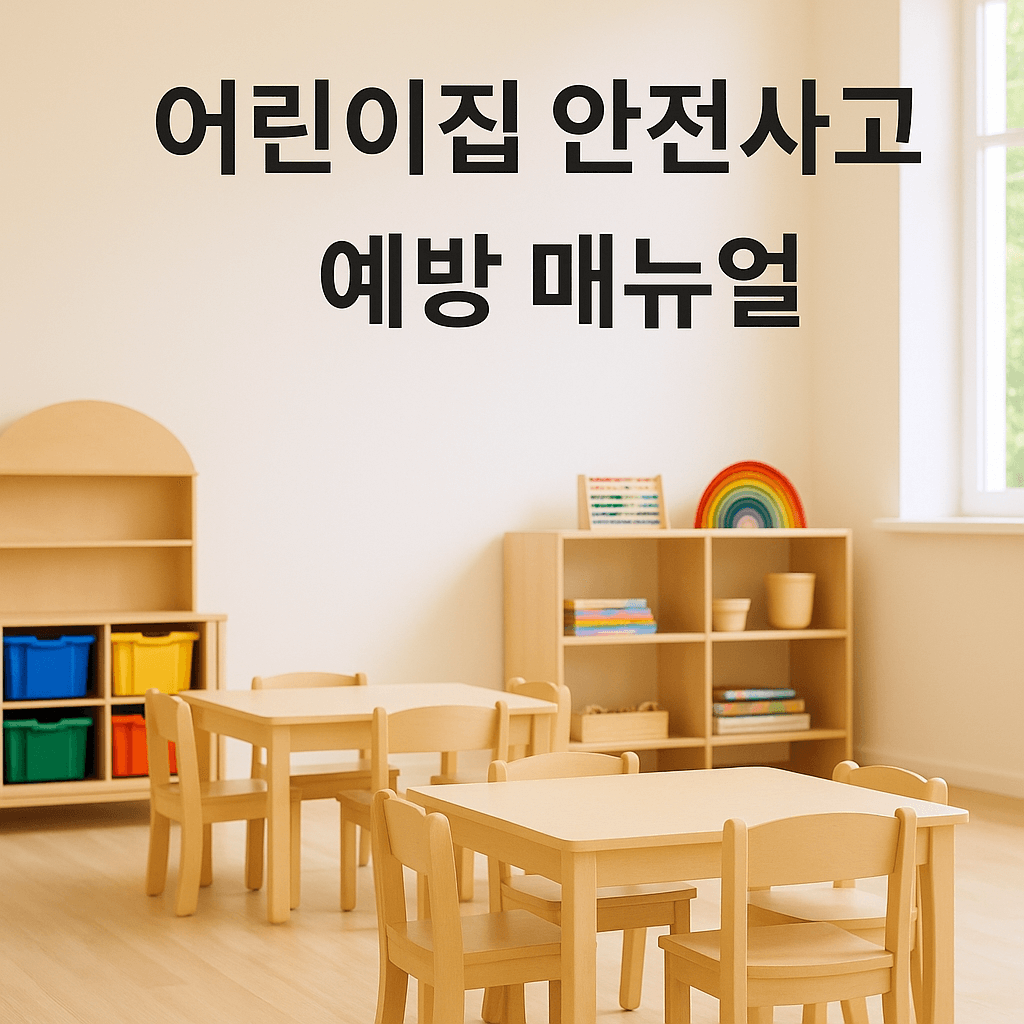 어린이집 안전사고 예방