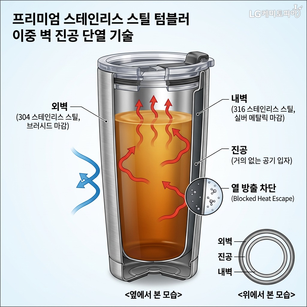 텀블러 고르는법 용량 비교 500ml vs 1L