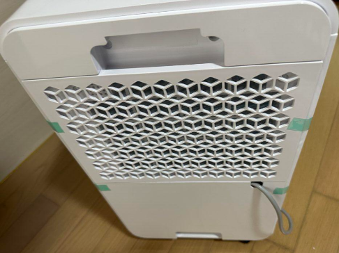 롯데알미늄 제습기 개봉사진 뒷부