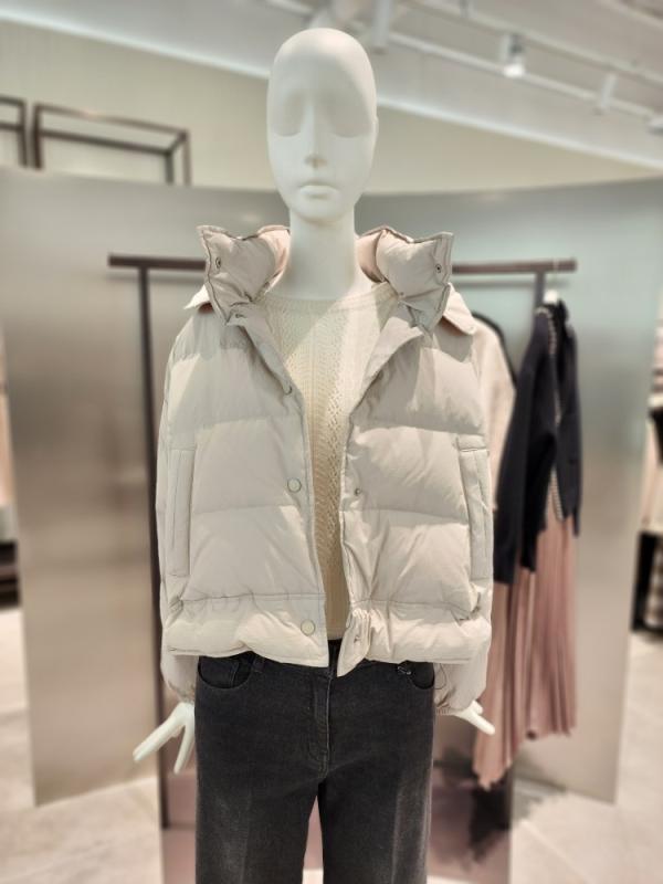 ZOOC 밑단 스트링 덕다운 패딩 V224PSG943