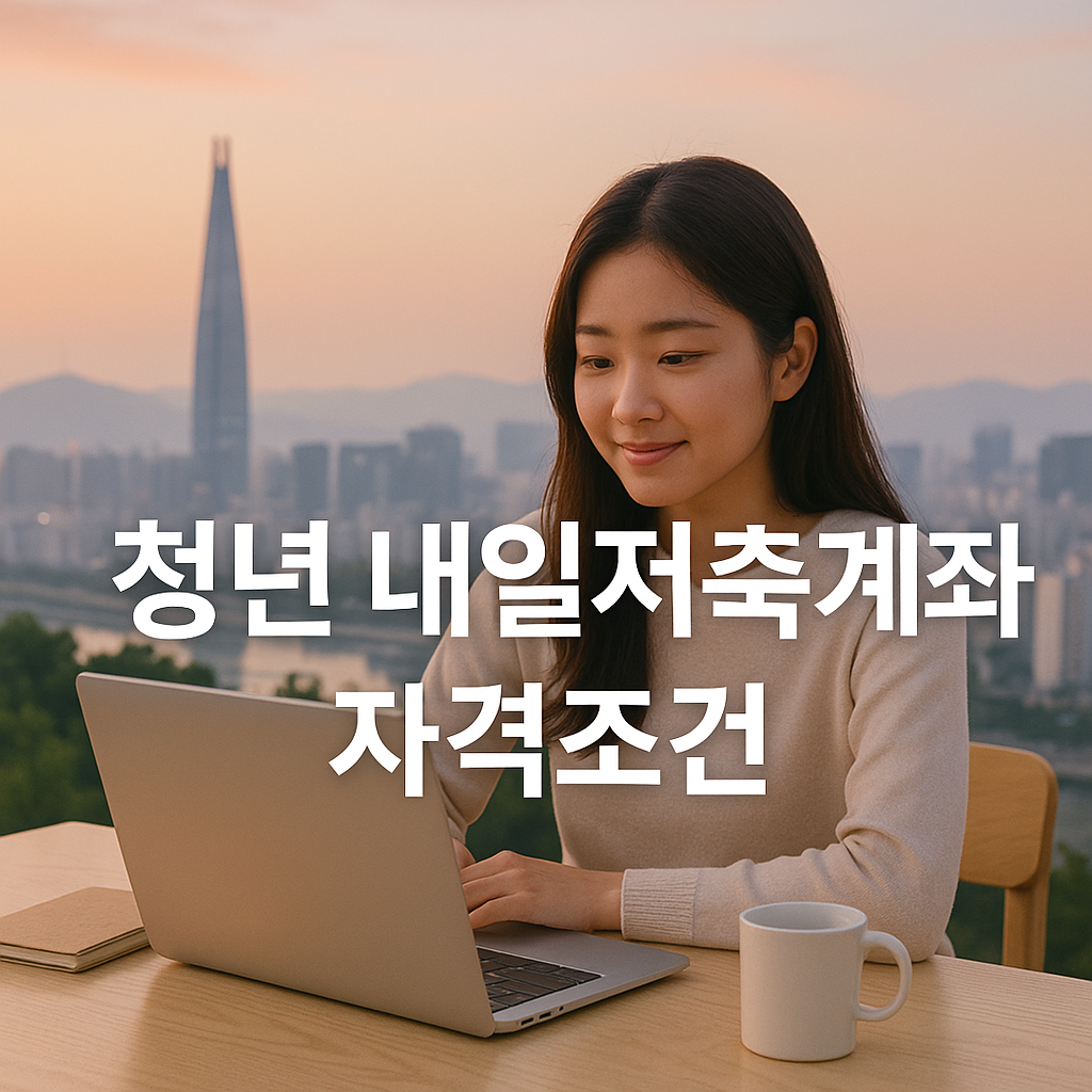 청년 내일저축계좌 자격조건