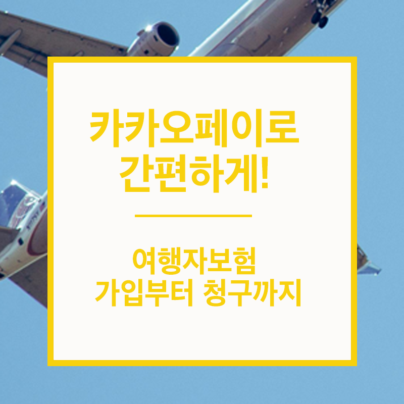 카카오페이 여행자보험 총정리