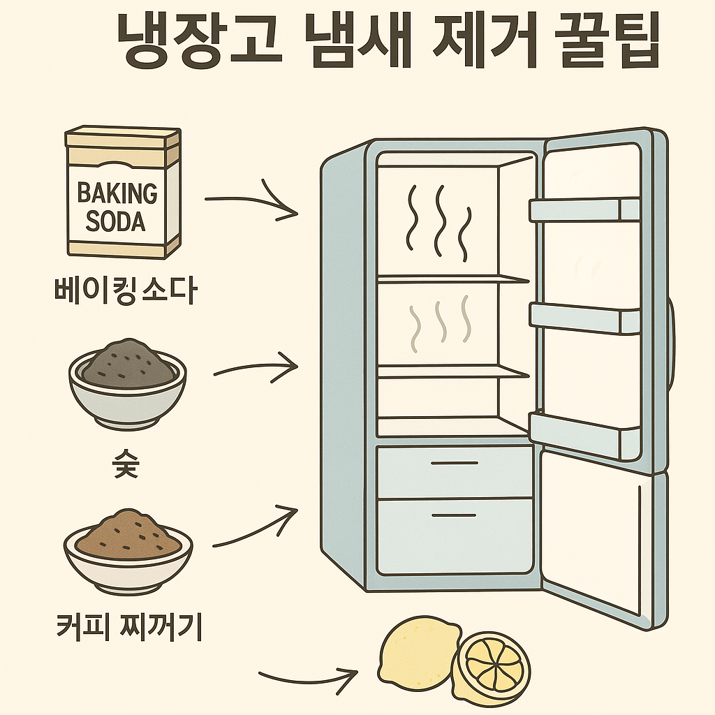 집에 있는 재료로 빠른 냄새 제거