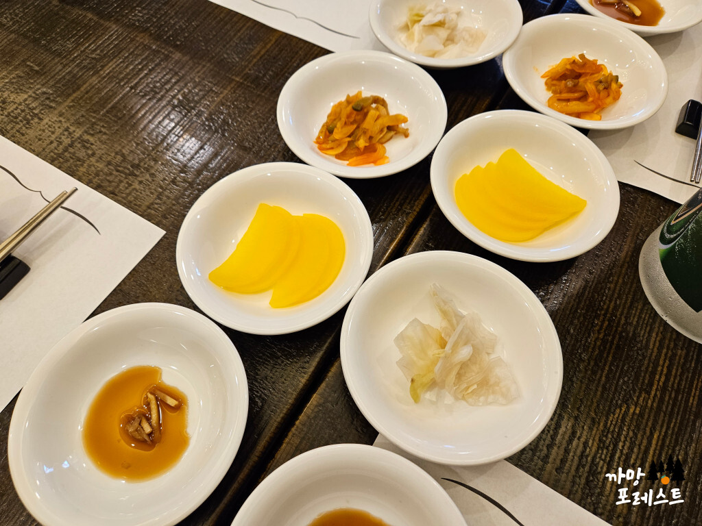 도화 중식집 밑반찬