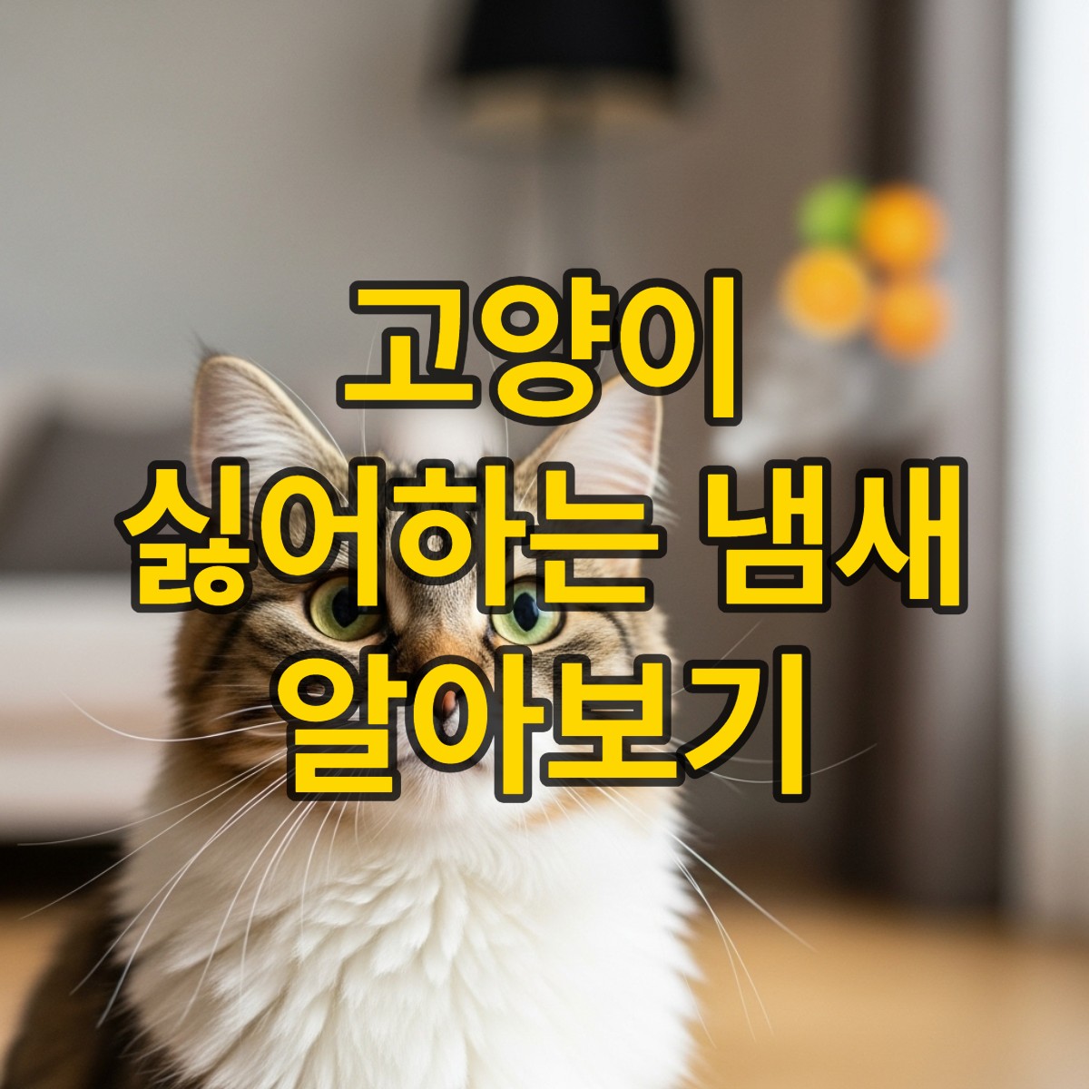 고양이가 싫어하는 냄새