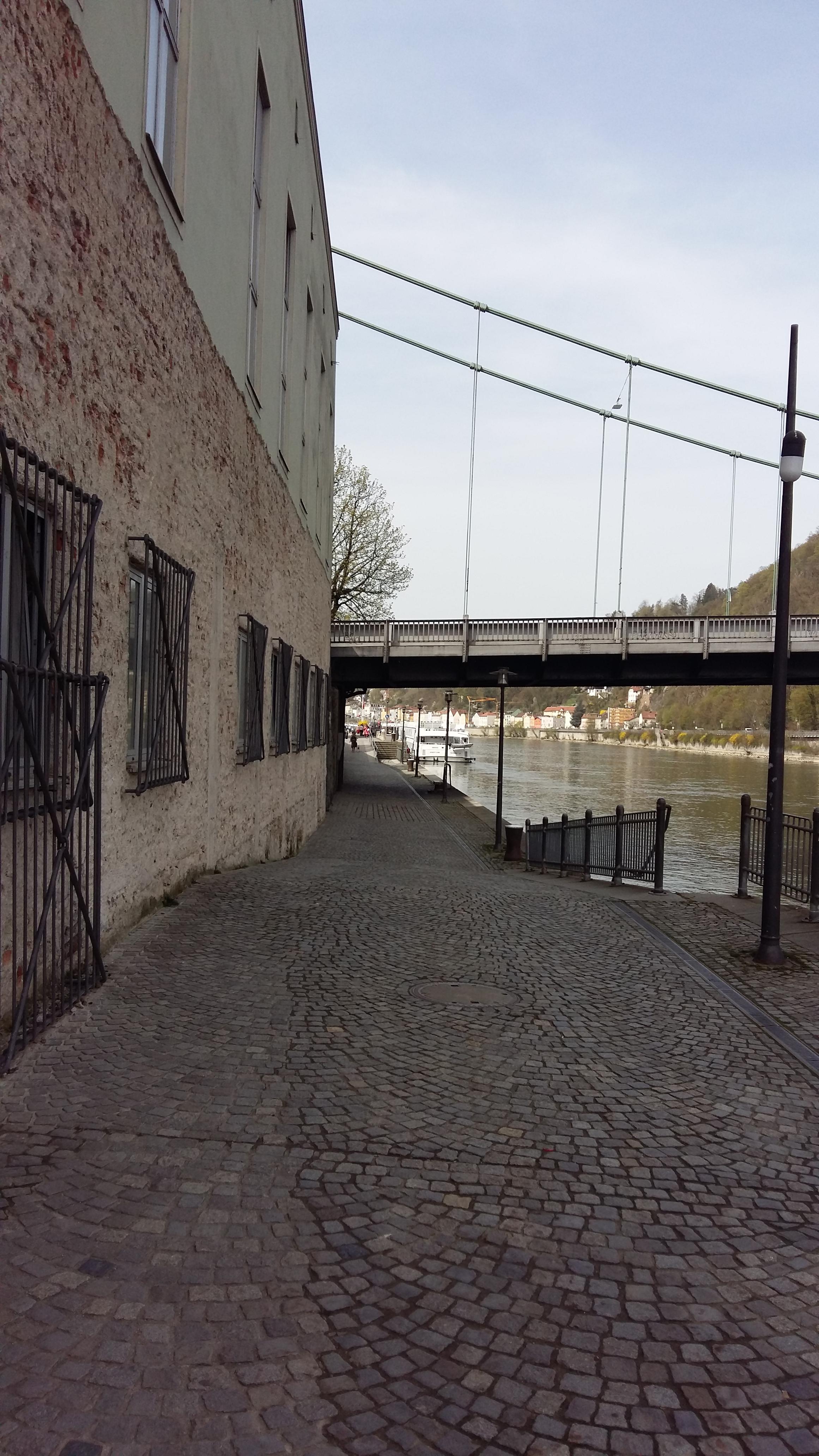 독일 파사우 베스테 오버하우스로 가는 다리