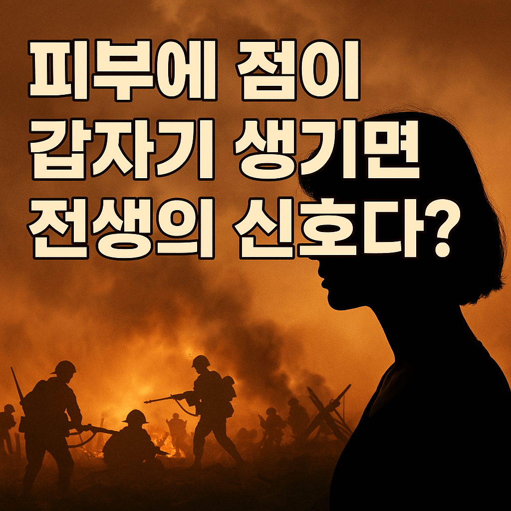 [미신 꿈 괴담] 피부에 점이 갑자기 생기면 전생의 신호다?-썸네일