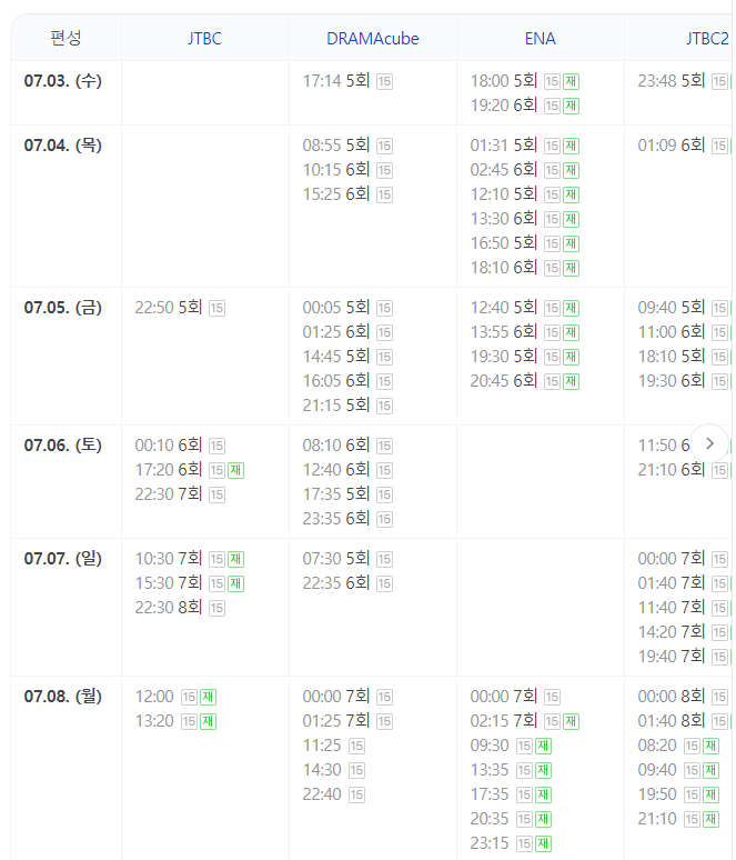낮과 밤이 다른 그녀 몇부작 재방송 OTT 시청률 줄거리