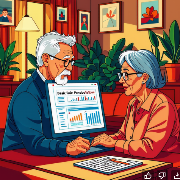 기초연금모의계산그림