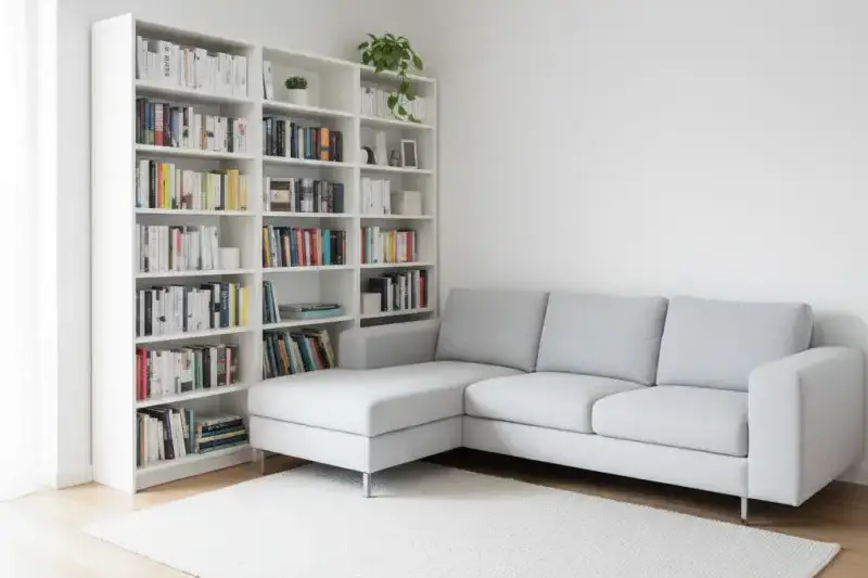 작은 자취방 밝은색 IKEA 가구 개방감, Bright color IKEA furniture for open feel in small studio