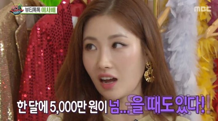 이사배 수입
