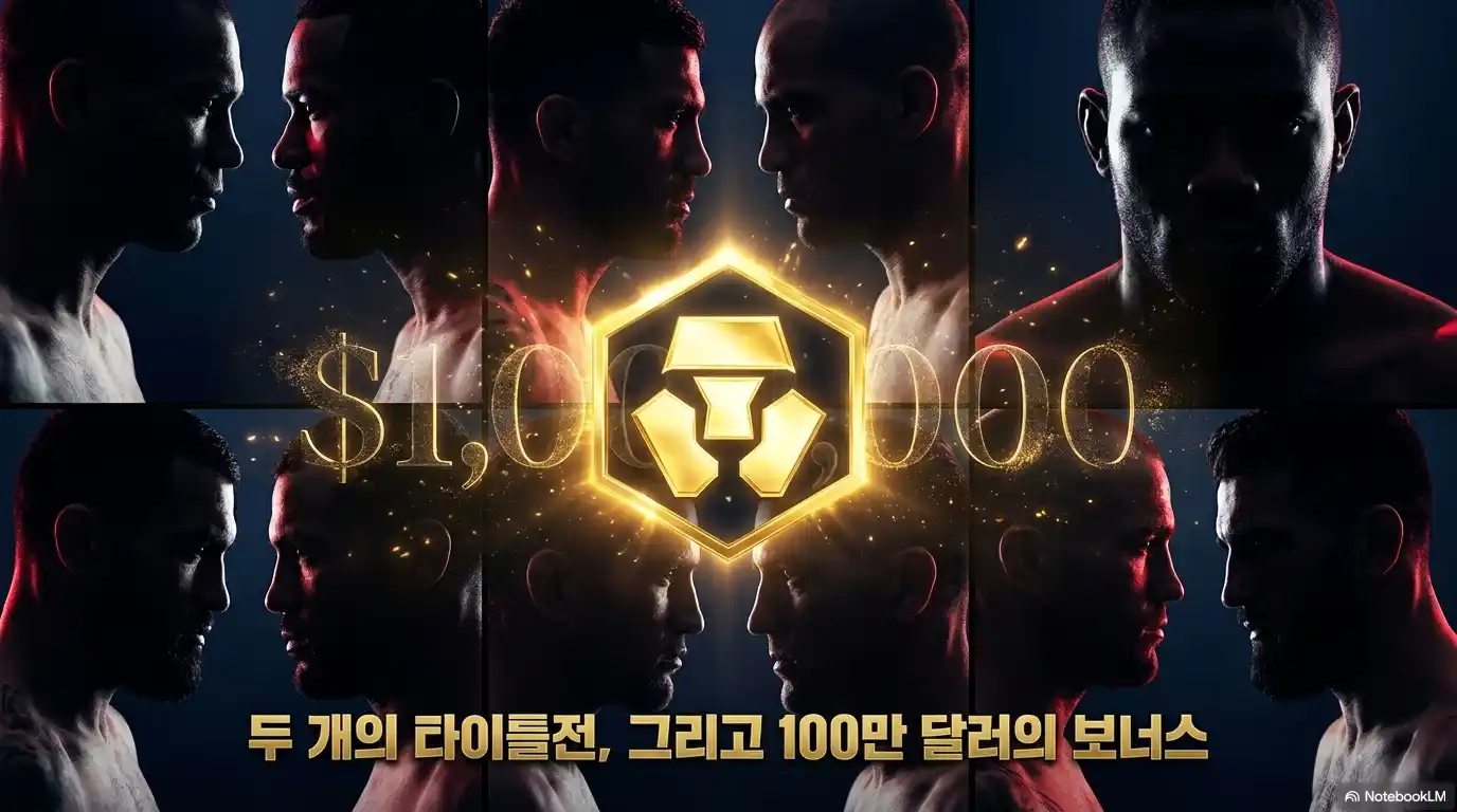 UFC 프리덤 250 두 개의 타이틀전과 100만 달러 보너스 대진표