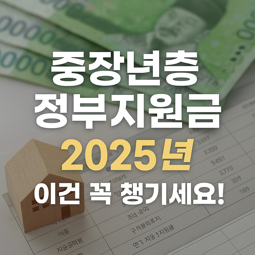 중장년층정부지원금