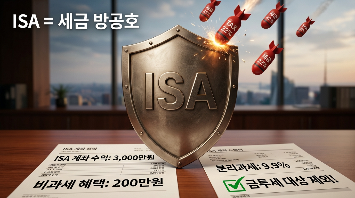 ISA 계좌를 강력한 세금 방공호로 시각화