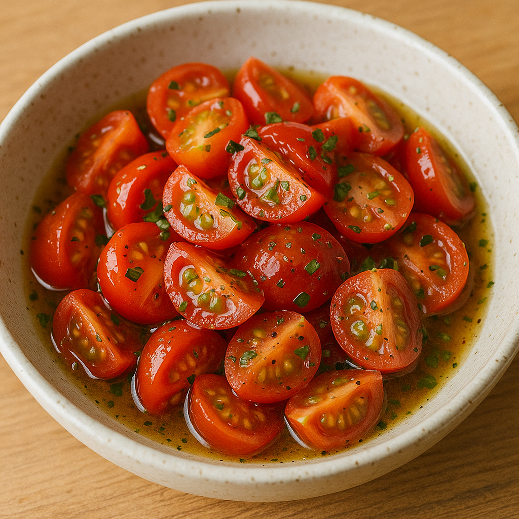 여름철 입맛을 깨우는 최고의 요리 토마토마리네이드