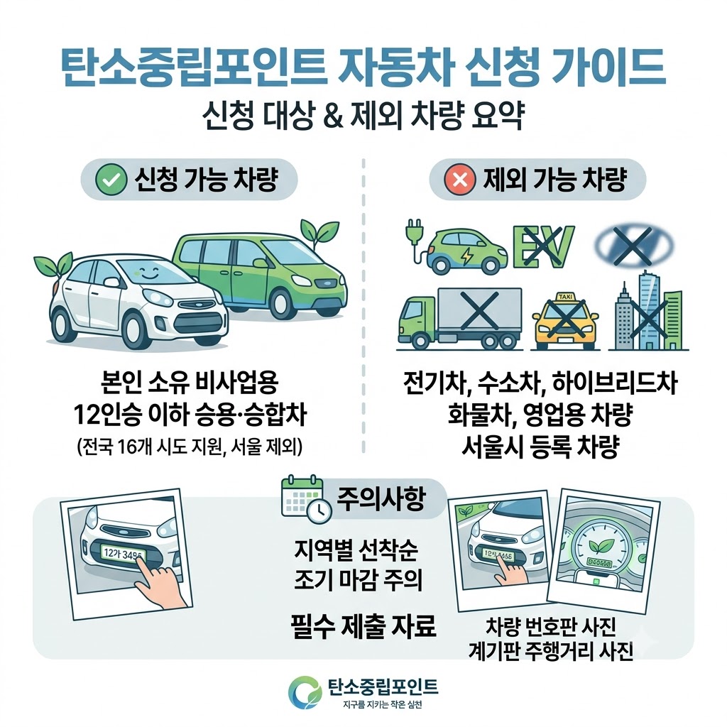 탄소중립포인트 대상 차량