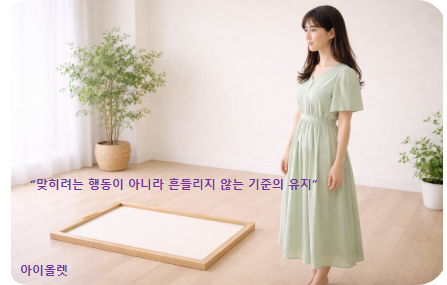 흐름이 굳어질 때까지 기준을 유지한다