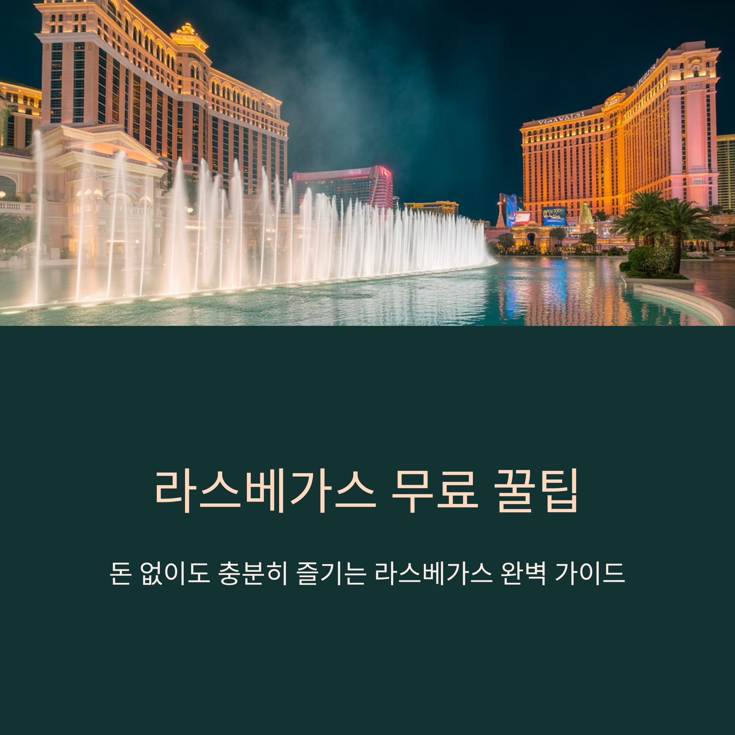 라스베가스에서 무료로 즐기는 꿀팁