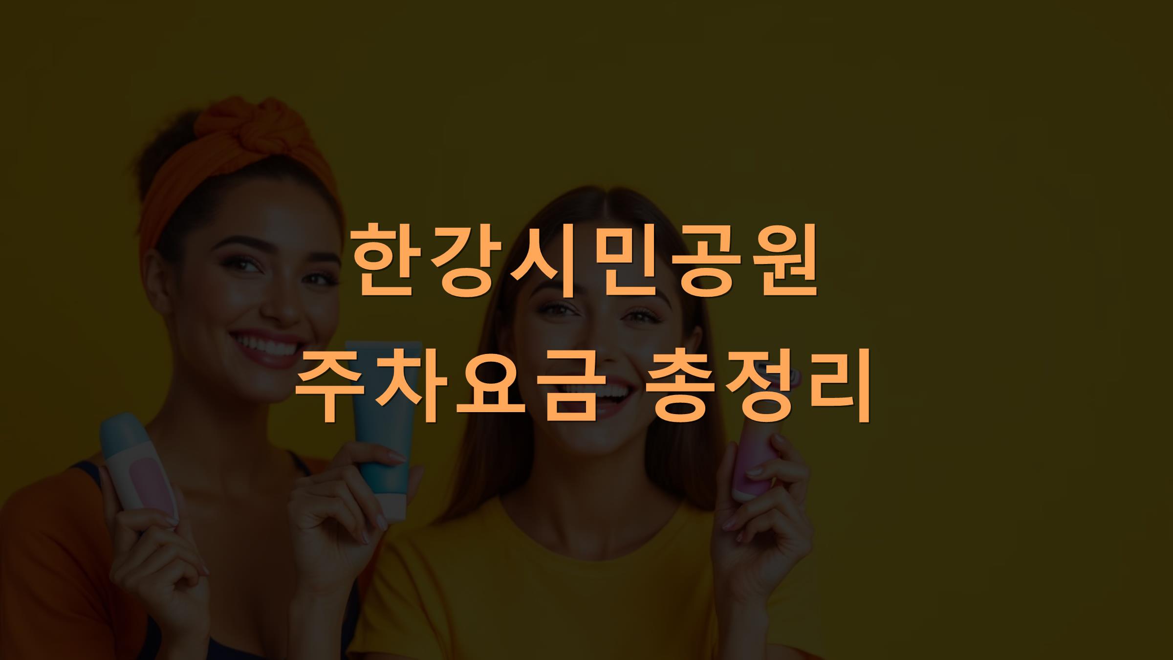 한강시민공원 주차요금 총정리