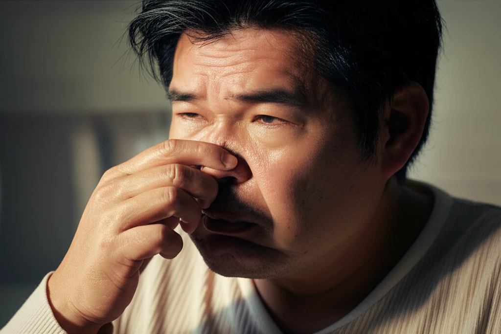 코에 직접 뿌려 만성 기침의 뿌리를 ..