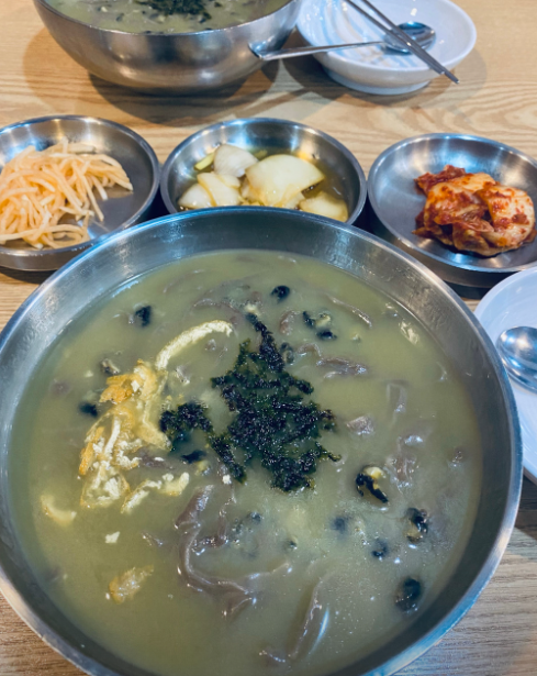 중문수두리보말칼국수2