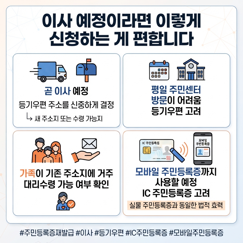 주민등록증 재발급 신청하러 가기